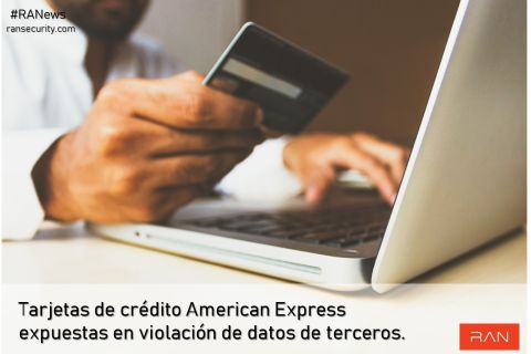 Tarjetas de crédito American Express expuestas en violación de datos de terceros