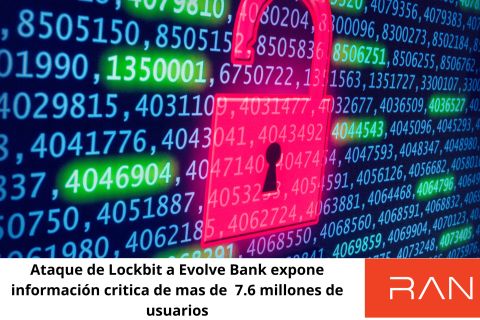 Ataque de Lockbit a Evolve Bank expone información critica de mas de  7.6 millones de usuarios