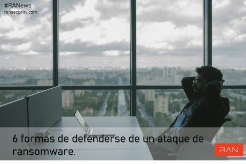 6 formas de defenderse de un ataque de ransomware