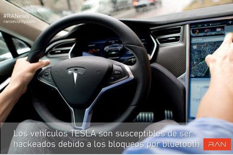 Los vehículos Tesla son susceptibles de ser hackeados debido a los bloqueos por bluetooth.